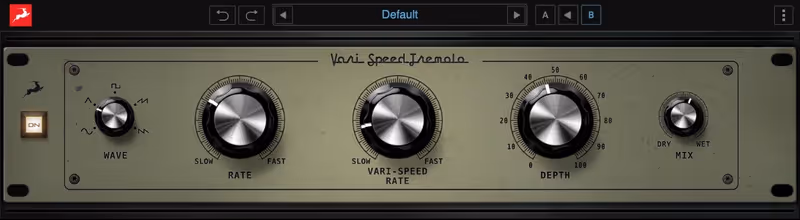 Interface of Vari-Speed Tremolo by Antelope Audio