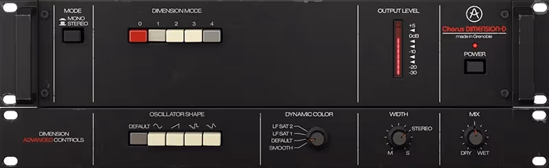 Interface of Chorus DIMENSION-D by Arturia