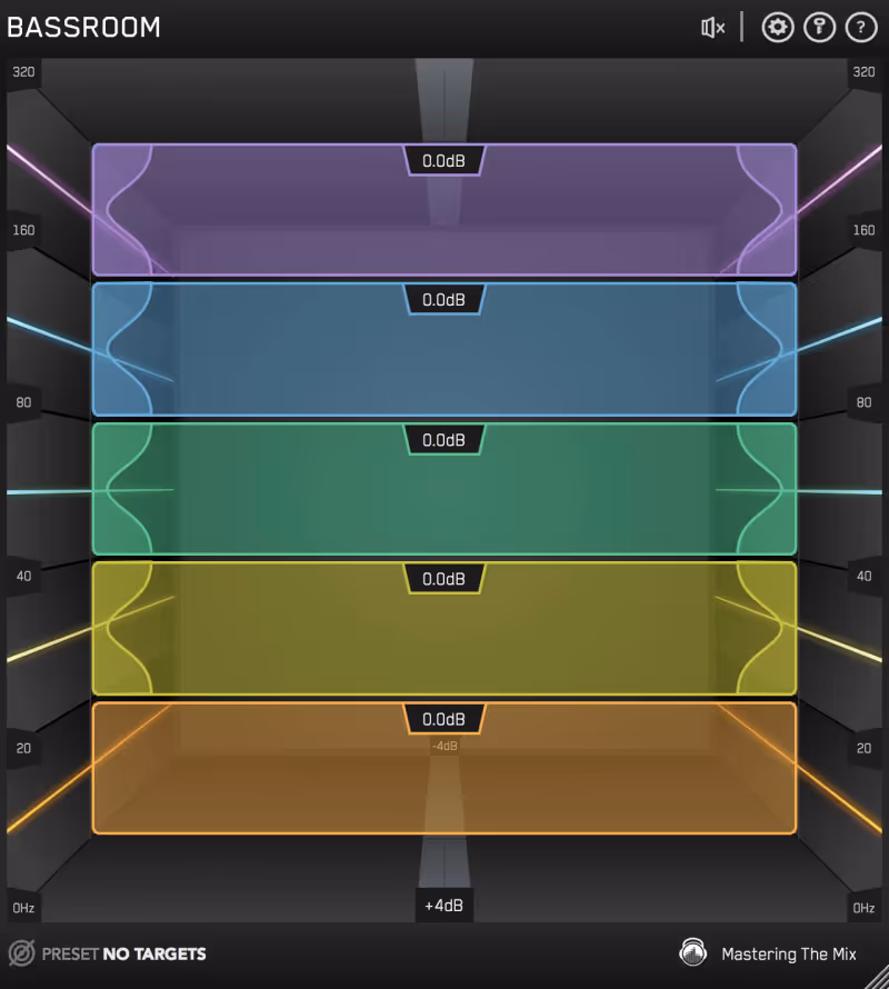 Interface of BASSROOM by Mastering The Mix