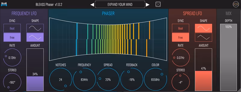 Interface of Phaser by BLEASS