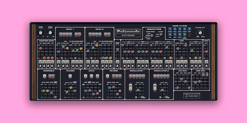 Interface of Polymode by Cherry Audio