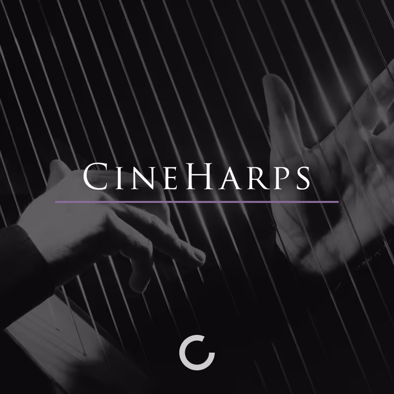 Interface of CineHarps by Cinesamples