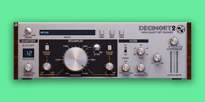 Interface of Decimort 2 by D16 Group