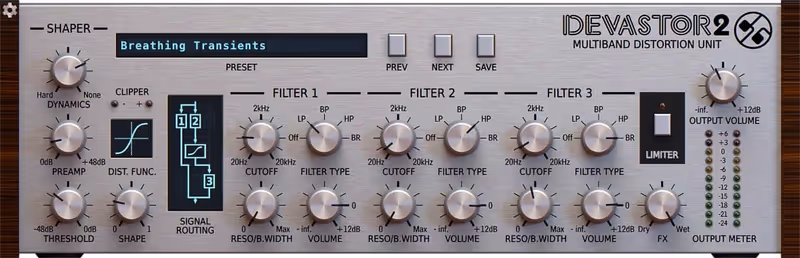 Interface of Devastor 2 by D16 Group