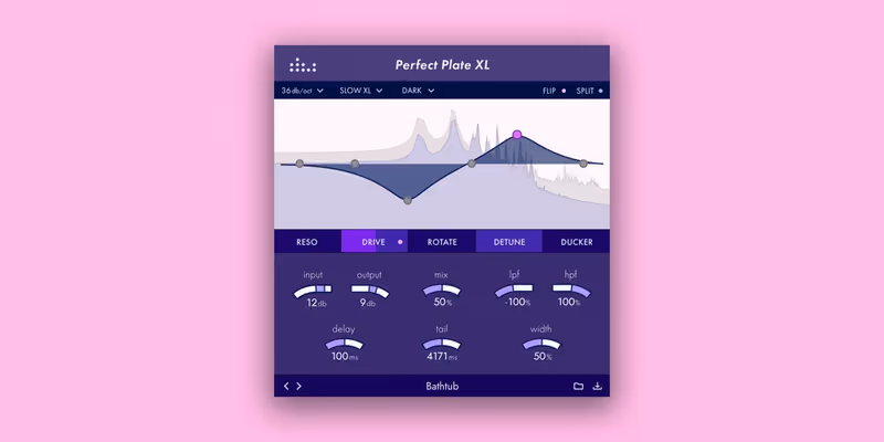 Interface of Perfect Plate XL by Denise Audio