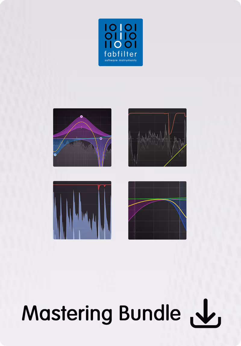 Interface of Mastering Bundle by FabFilter