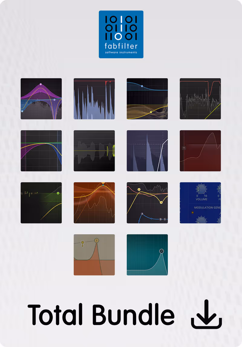 Interface of Total Bundle by FabFilter