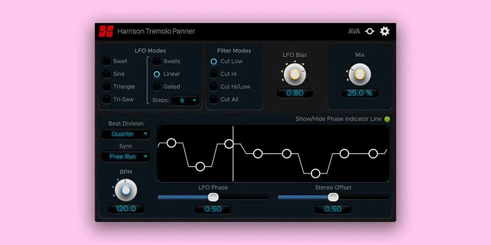 Tremolo Panner by Harrison Consoles