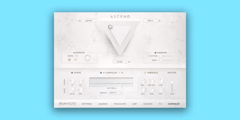 Interface of ASCEND: Modern Grand by Heavyocity