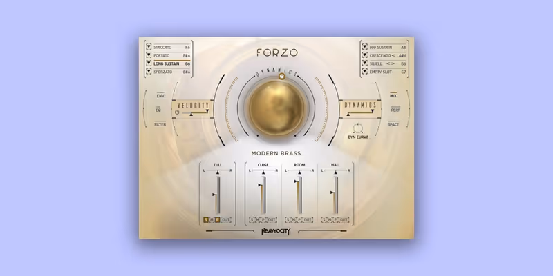 Interface of FORZO Modern Brass by Heavyocity