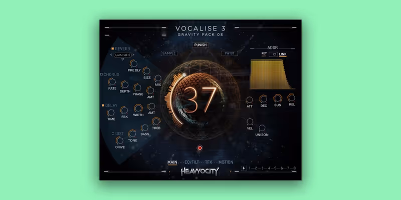 Interface of Vocalise 3 by Heavyocity