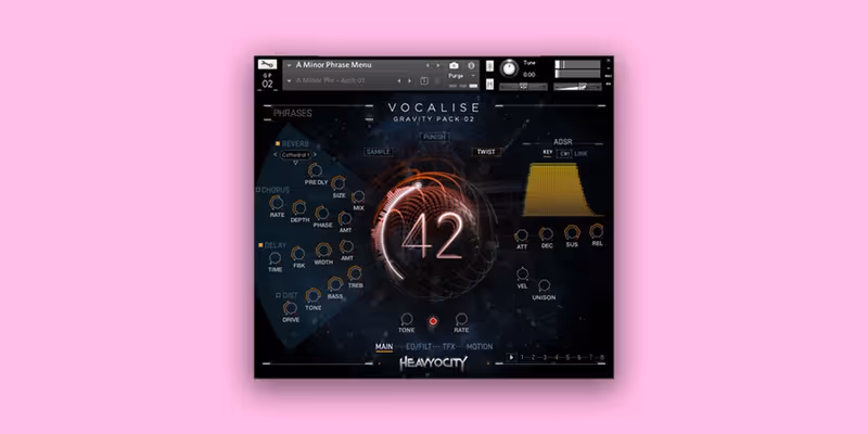 Interface of Vocalise by Heavyocity