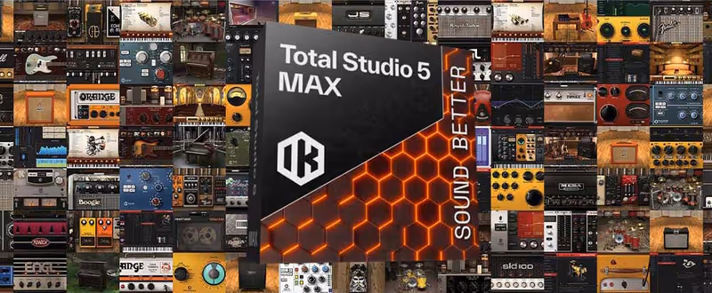 Interface of Total Studio 5 MAX by IK Multimedia