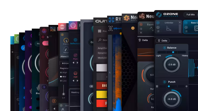 Interface of Music Production Suite 8 by iZotope