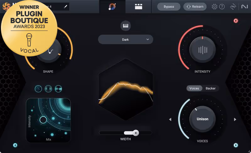 Interface of Nectar 4 Standard by iZotope