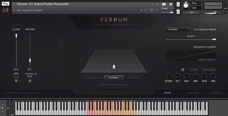 Interface of Ferrum - Modern Trailer Percussion by Keepforest