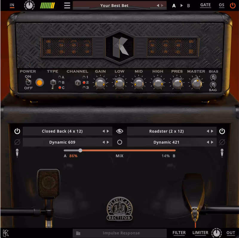 Interface of Amplifikation Rectifor by Kuassa