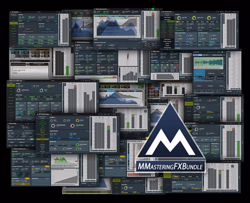 Interface of MMasteringFXBundle by MeldaProduction