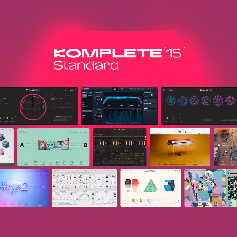 Interface of KOMPLETE 15 Standard by Native Instruments