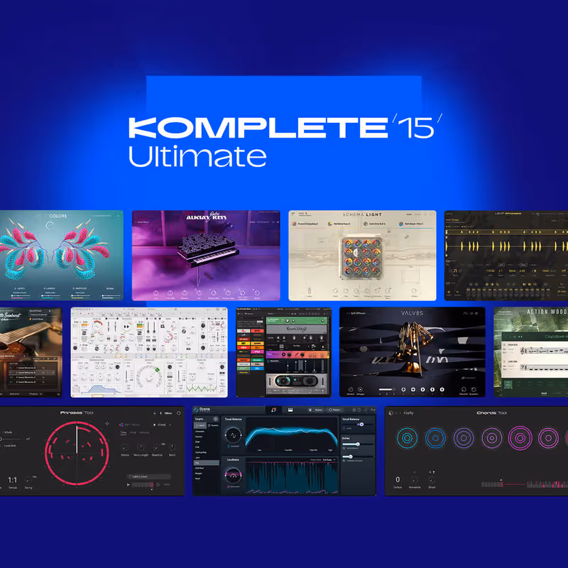 Interface of KOMPLETE 15 Ultimate by Native Instruments
