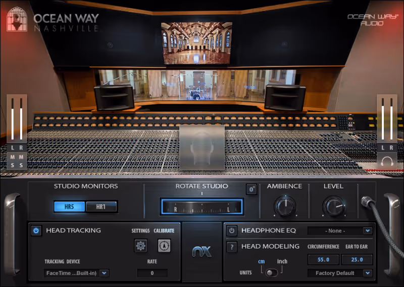 Interface of Nx Ocean Way Nashville by Waves