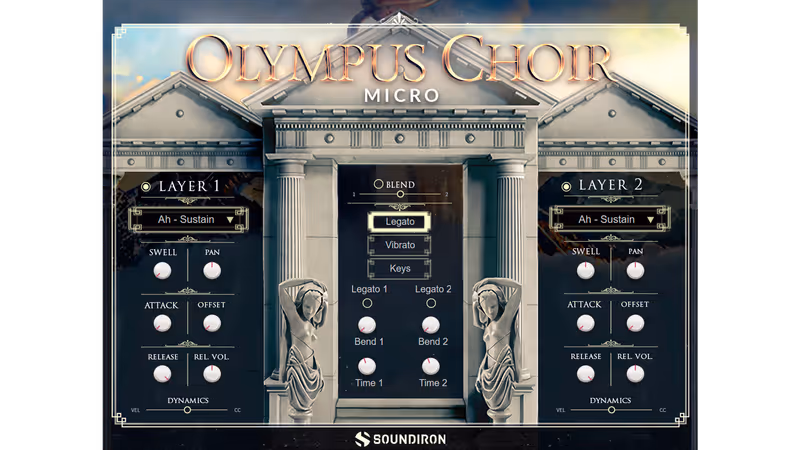 Interface of Olympus Micro Choir by Soundiron