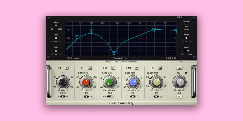 Interface of PSP ConsoleQ by PSP Audioware
