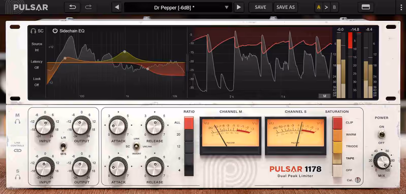 Interface of Pulsar 1178 by Pulsar Audio