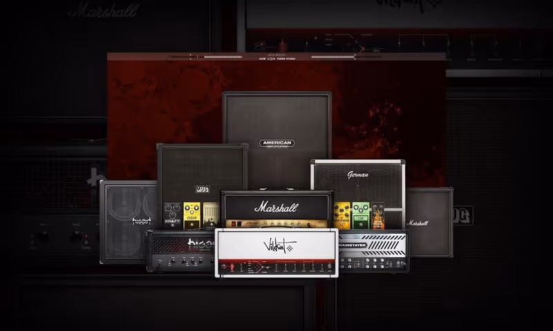 Interface of Amp Room: Metal Suite by Softube