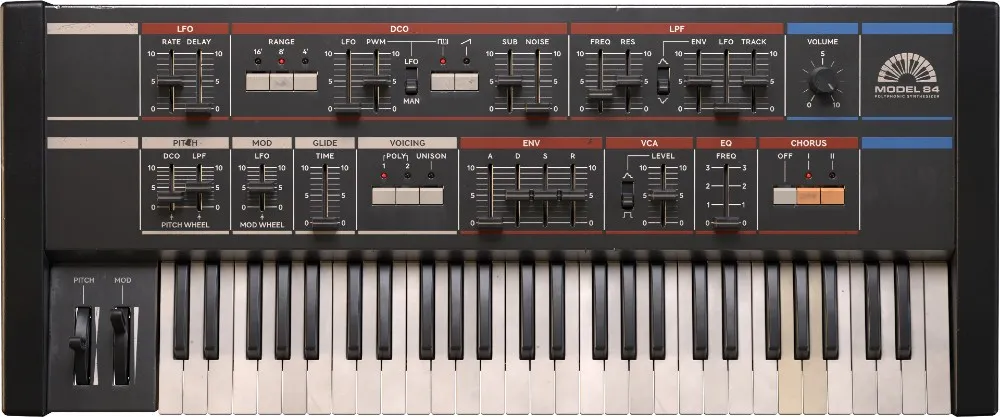 Model 84 Polyphonic Synthesizer by Softube