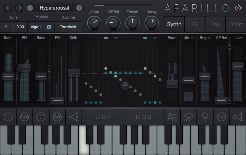 Interface of Aparillo by Sugar Bytes