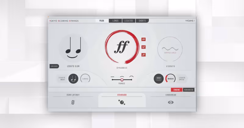 Interface of Tokyo Scoring Strings by Impact Soundworks