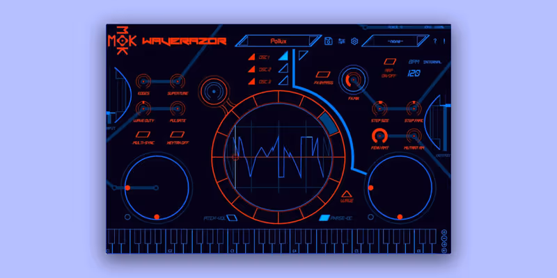 Interface of MOK Waverazor by Tracktion