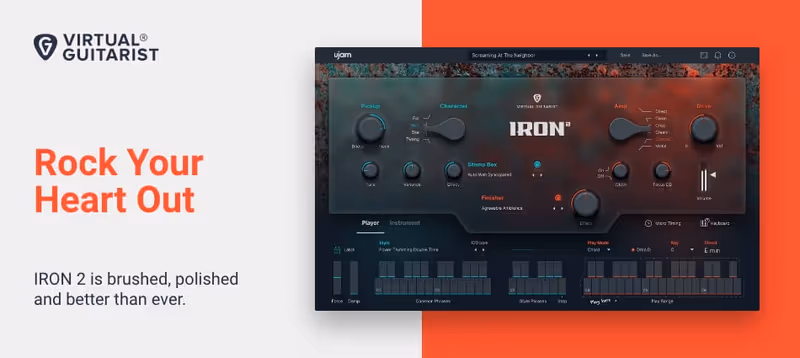 Interface of IRON 2 by UJAM