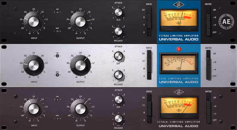 Interface of UAD 1176 Classic FET Compressor by Universal Audio
