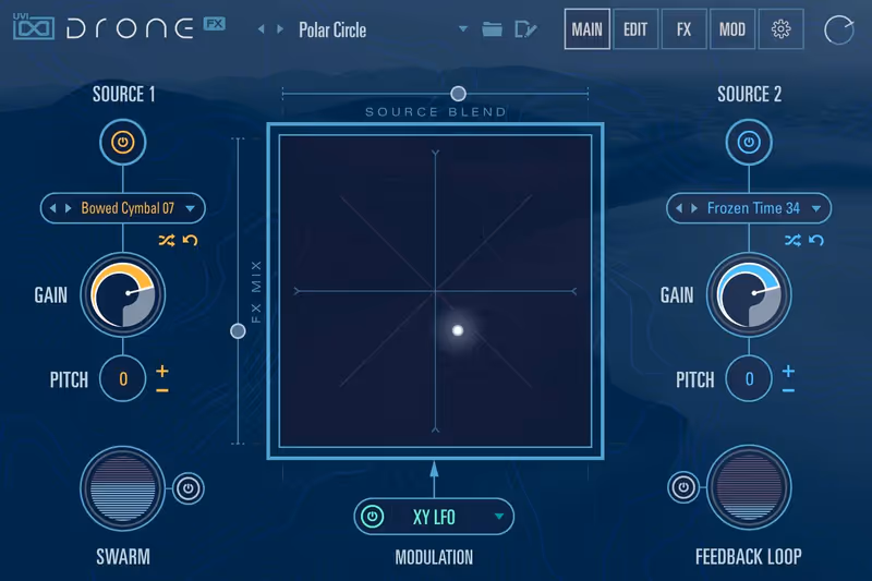 Interface of Drone by UVI