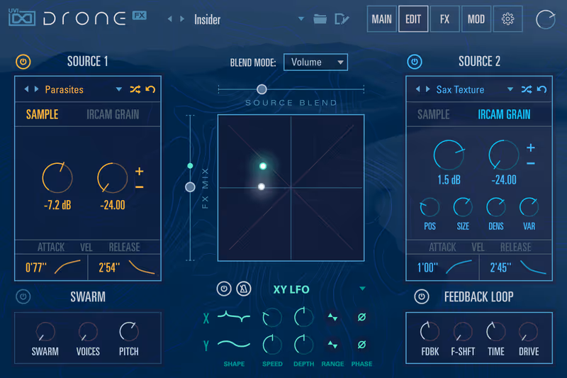 Interface of Drone by UVI