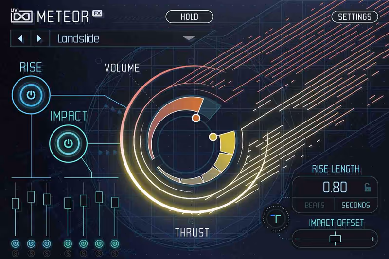Interface of Meteor by UVI
