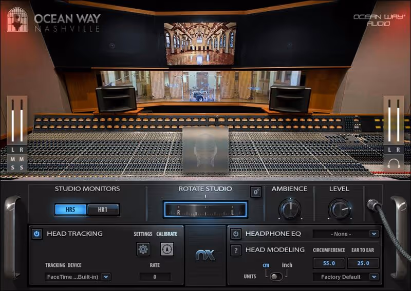 Interface of Nx Ocean Way Nashville by Waves