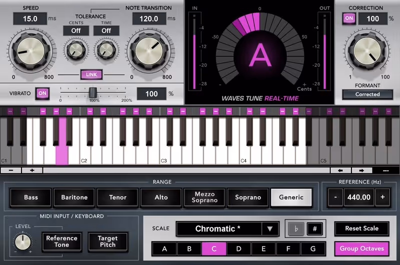 Interface of Tune Real-Time by Waves